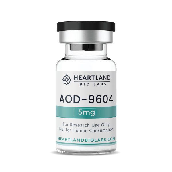 AOD-9604 research compound vial
