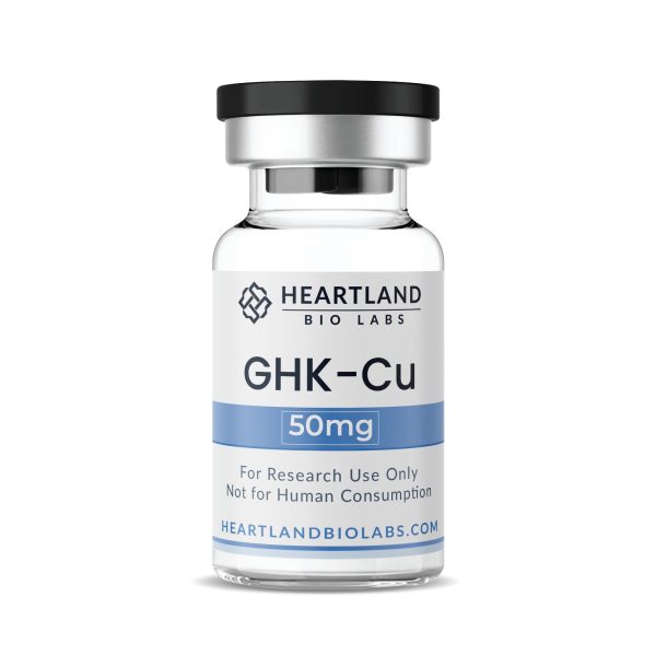 GHK-Cu research compound vial