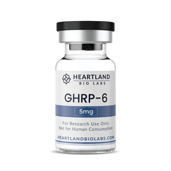 GHRP-6 research compound vial