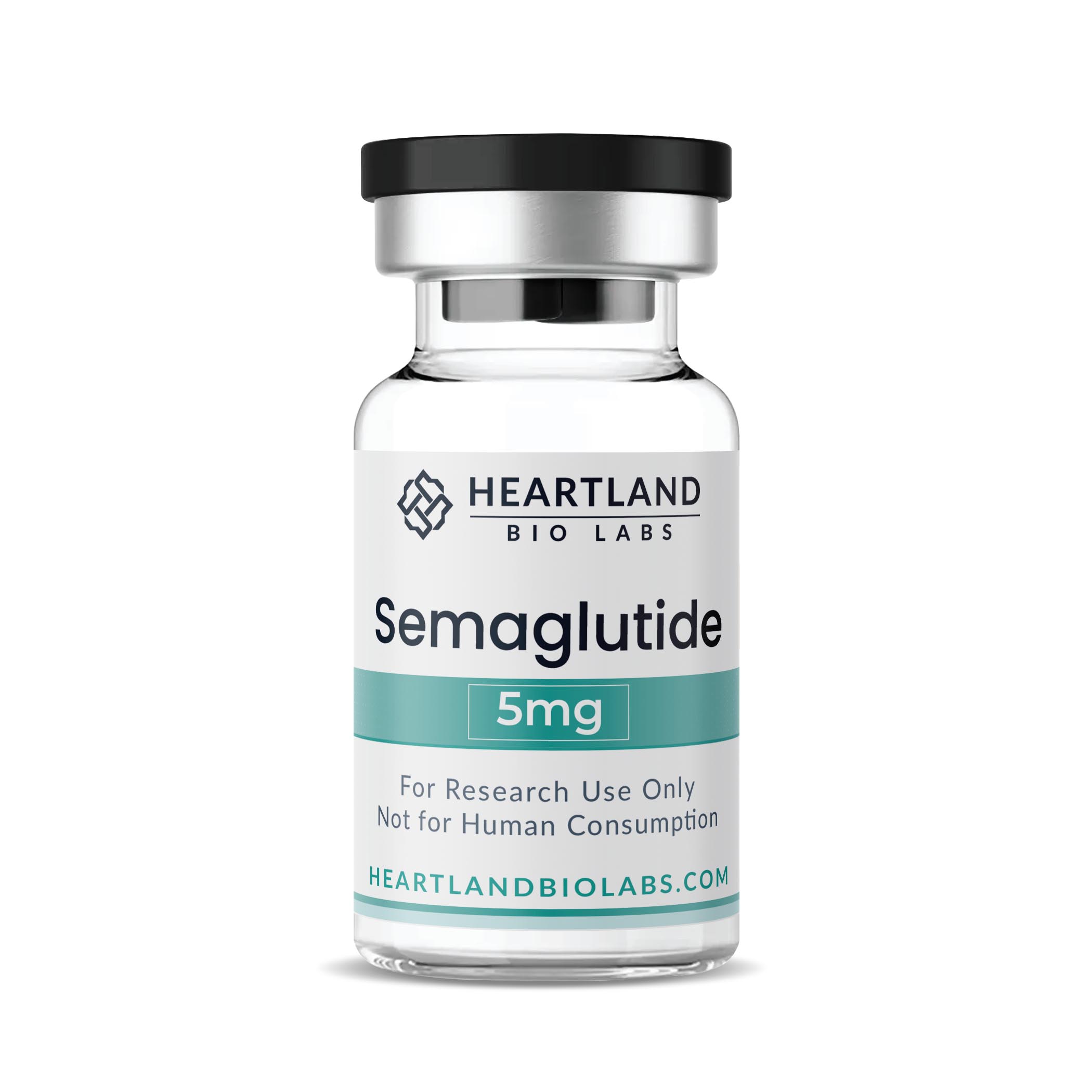 Semaglutide 5mg 3D vial mockup