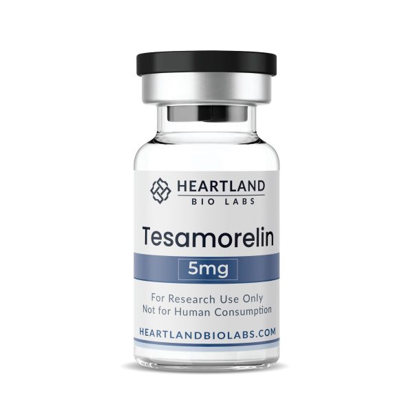 Tesamorelin research compound vial